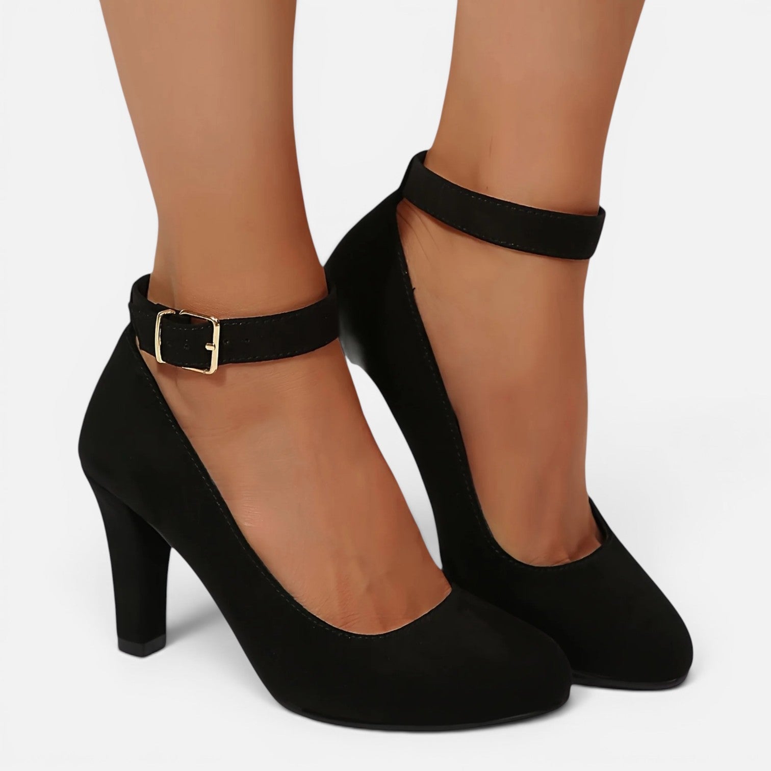Ankle Strap High Heels - Classic Pointed Toe Sandals for Women