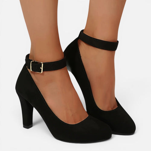 Ankle Strap High Heels - Classic Pointed Toe Sandals for Women