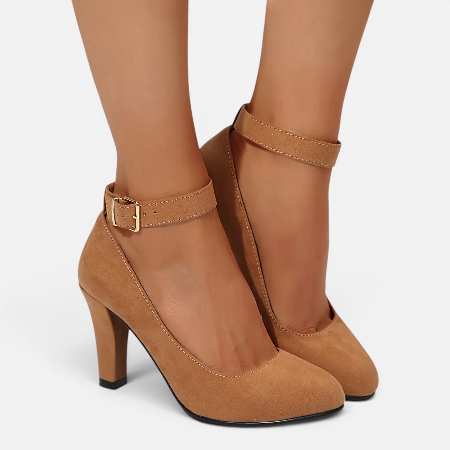 Ankle Strap High Heels - Classic Pointed Toe Sandals for Women