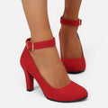 Ankle Strap High Heels - Classic Pointed Toe Sandals for Women