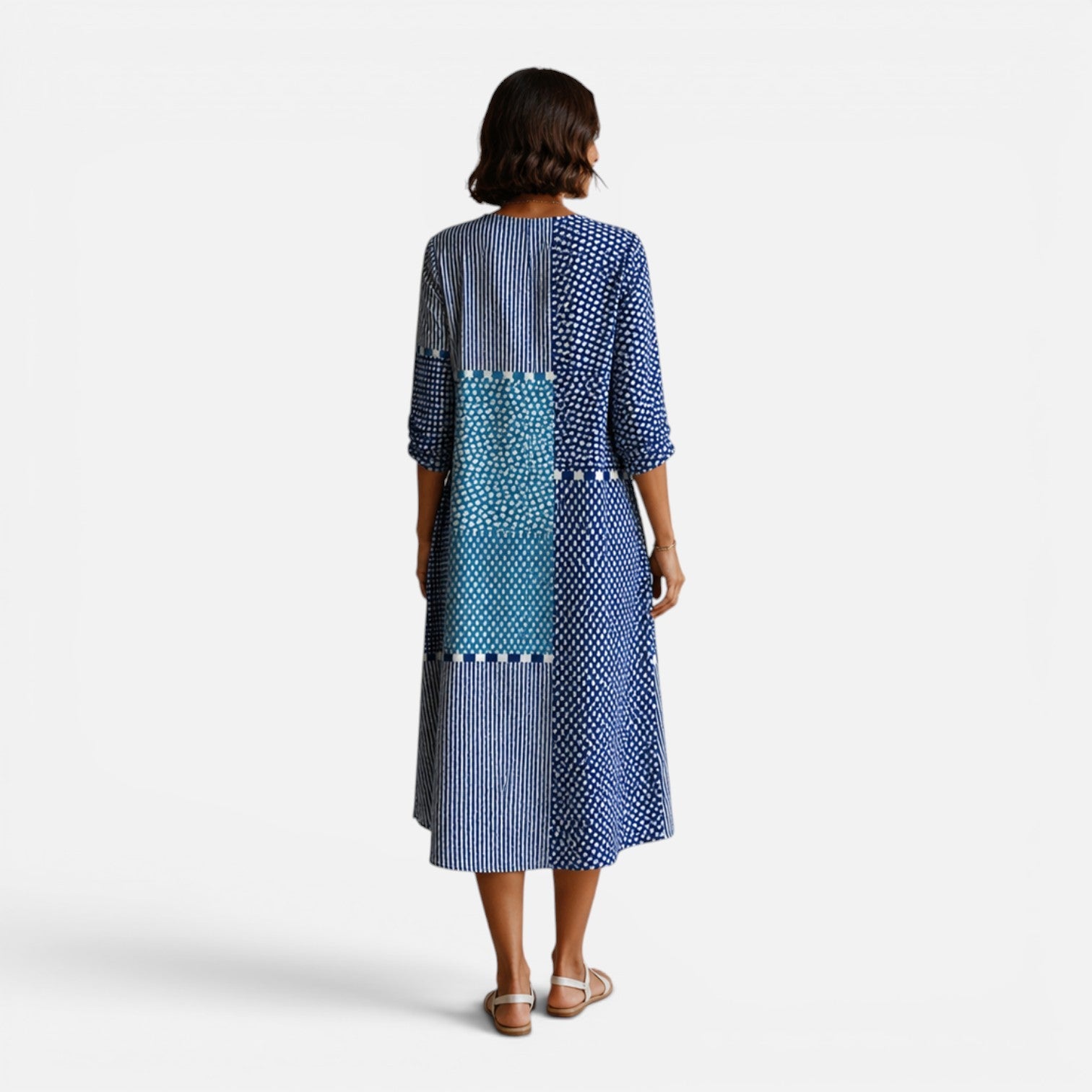 Boho Midi Dress for Women | Lightweight Summer Style | Casual Wear