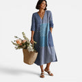 Boho Midi Dress for Women | Lightweight Summer Style | Casual Wear