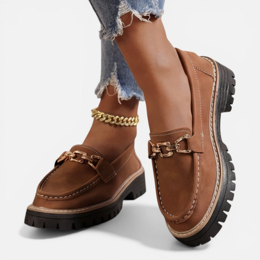 Chunky Loafers for Women | Comfortable Slip-On Casual Shoes