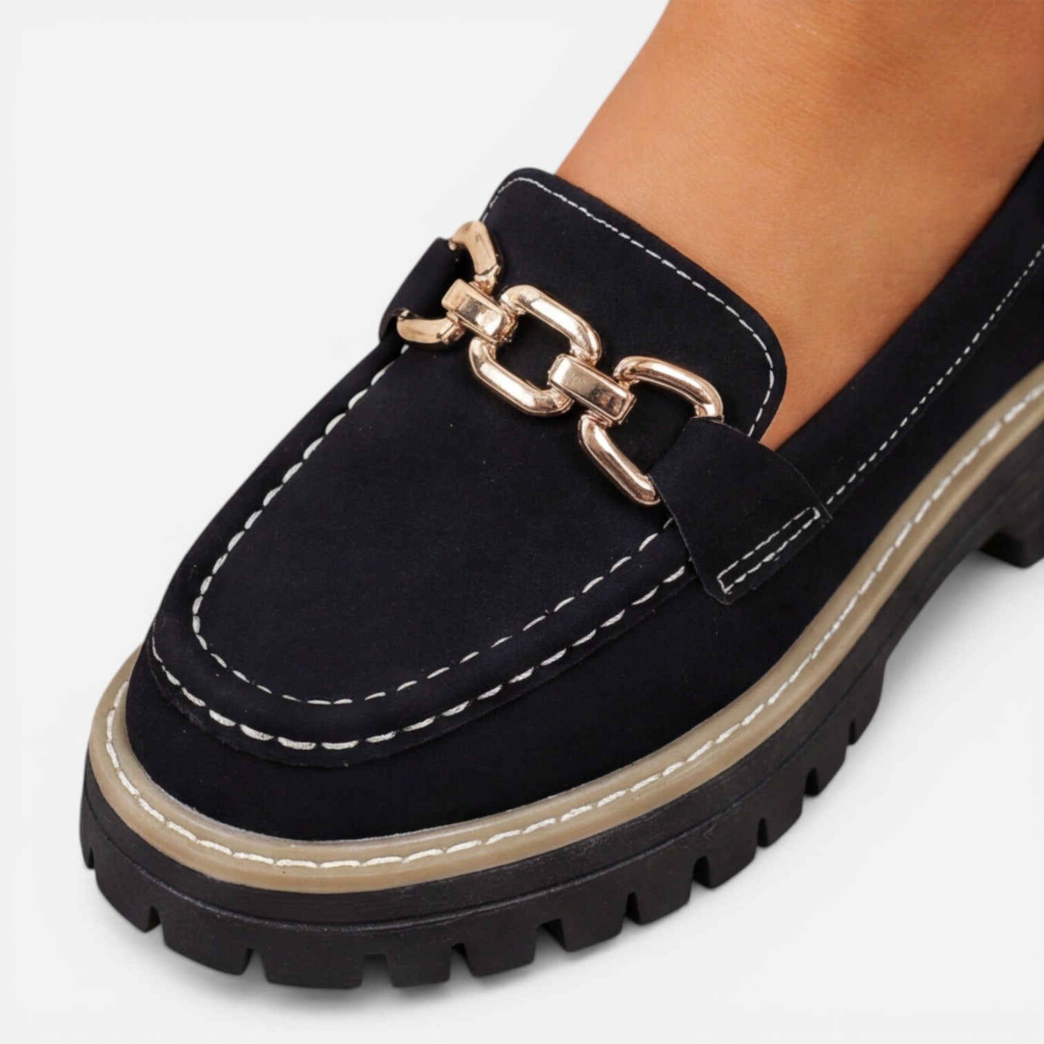 Chunky Loafers for Women | Comfortable Slip-On Casual Shoes