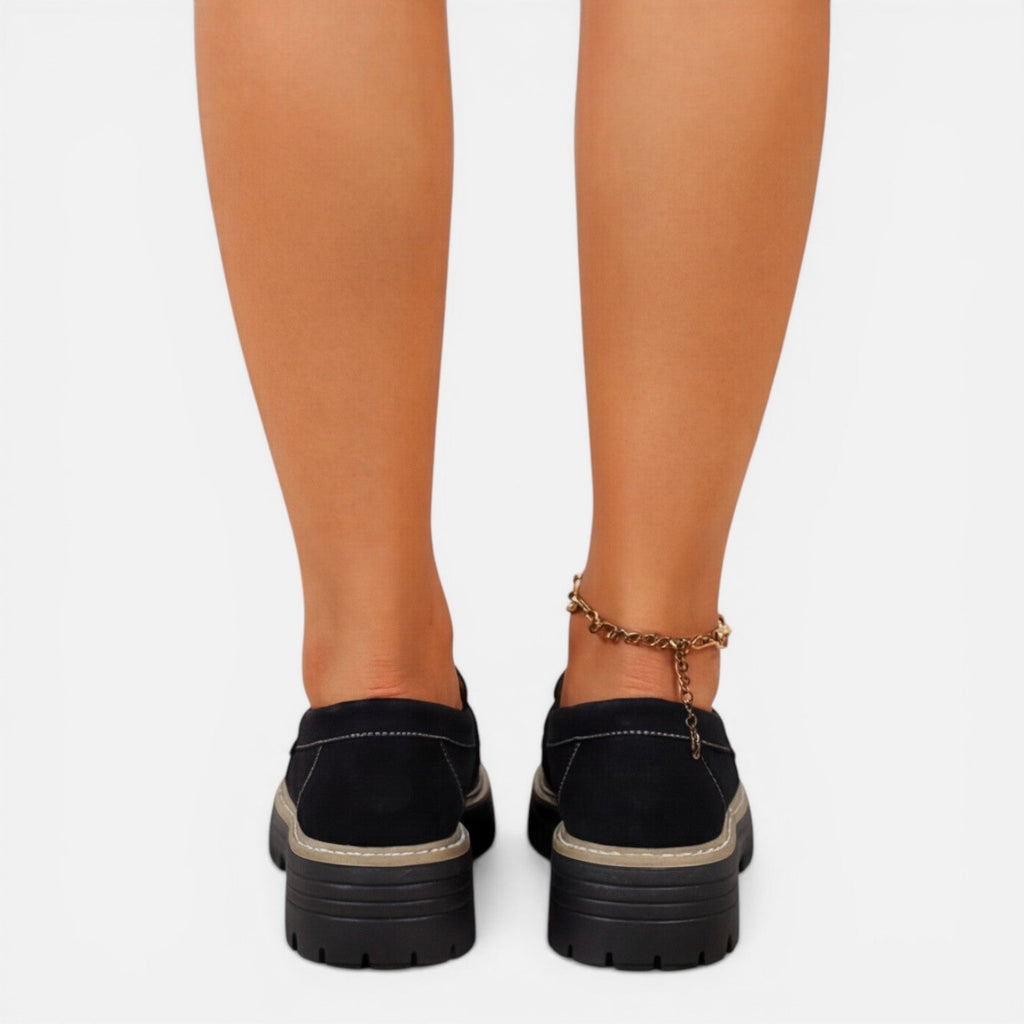 Chunky Loafers for Women | Comfortable Slip-On Casual Shoes