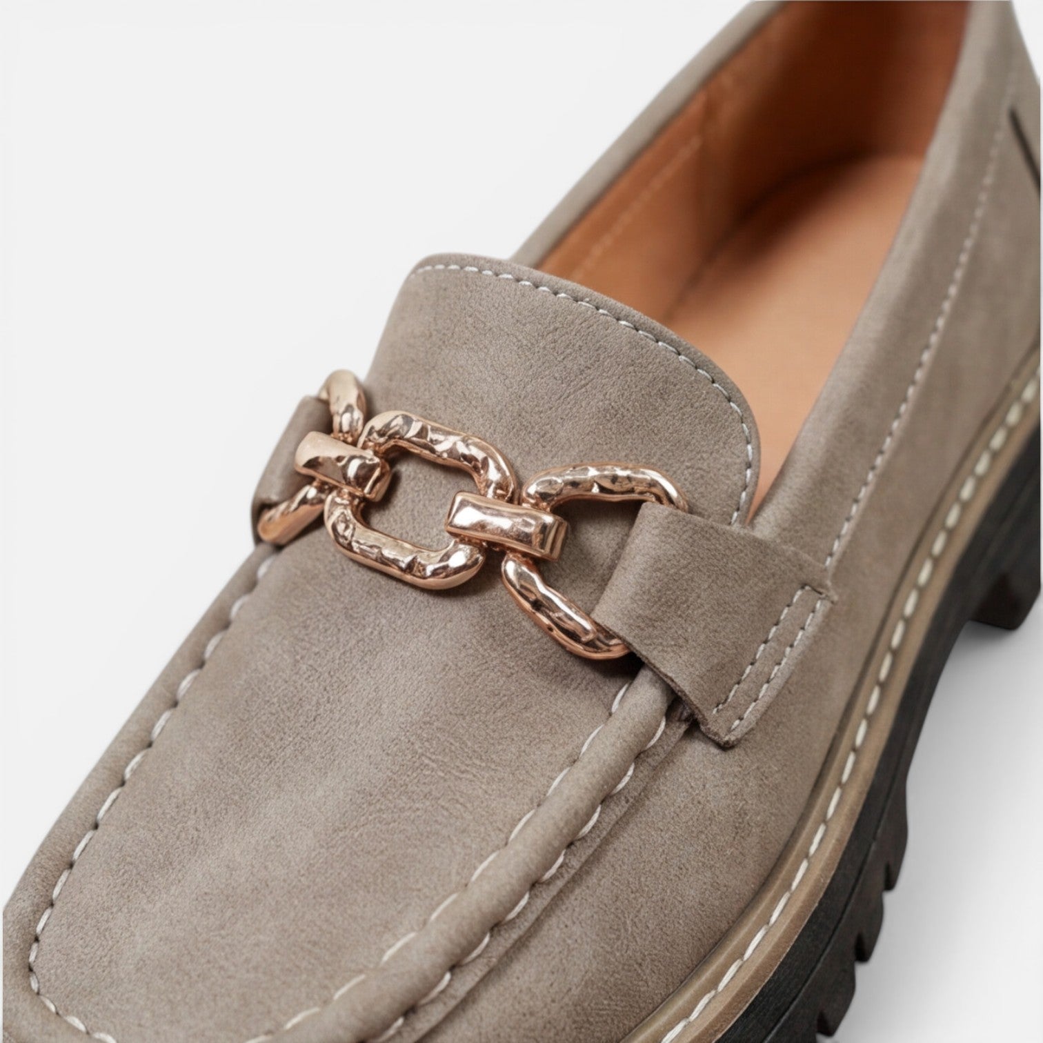 Chunky Loafers for Women | Comfortable Slip-On Casual Shoes