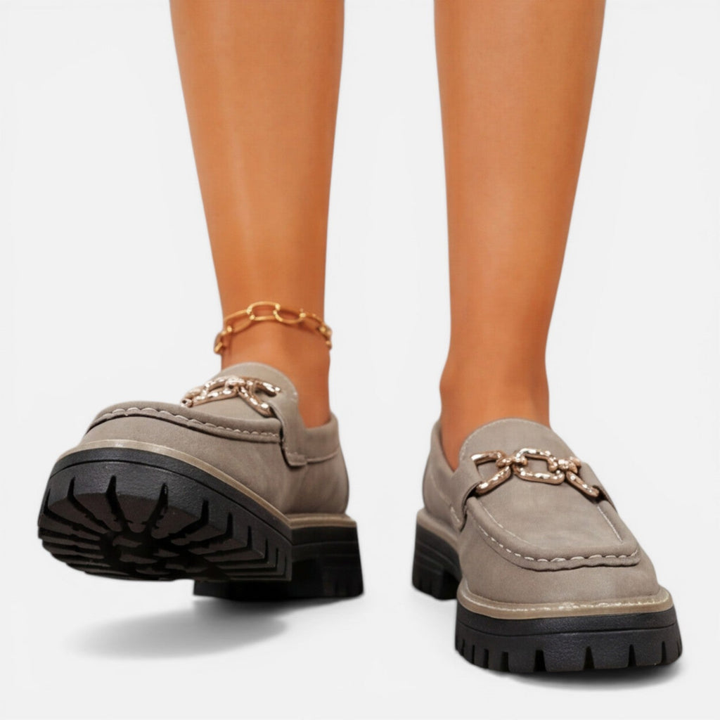 Chunky Loafers for Women | Comfortable Slip-On Casual Shoes