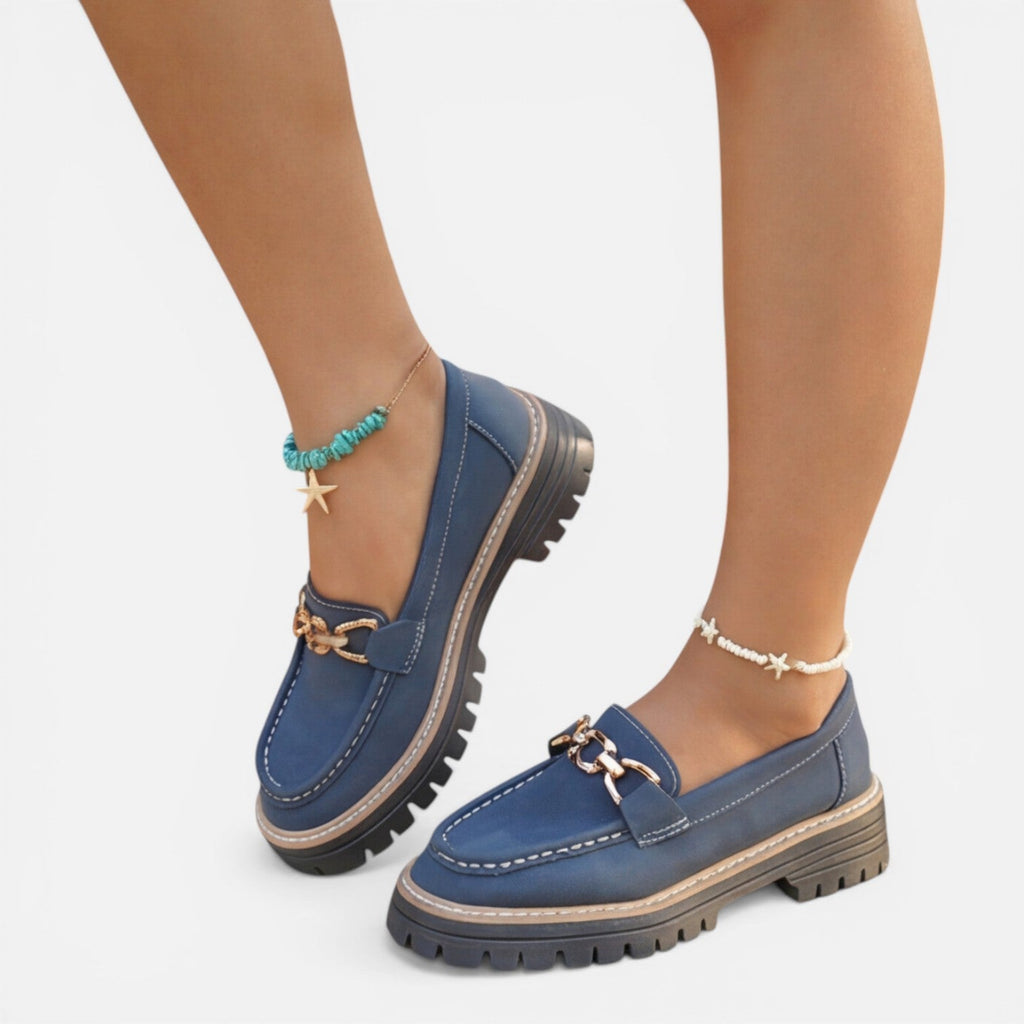 Chunky Loafers for Women | Comfortable Slip-On Casual Shoes