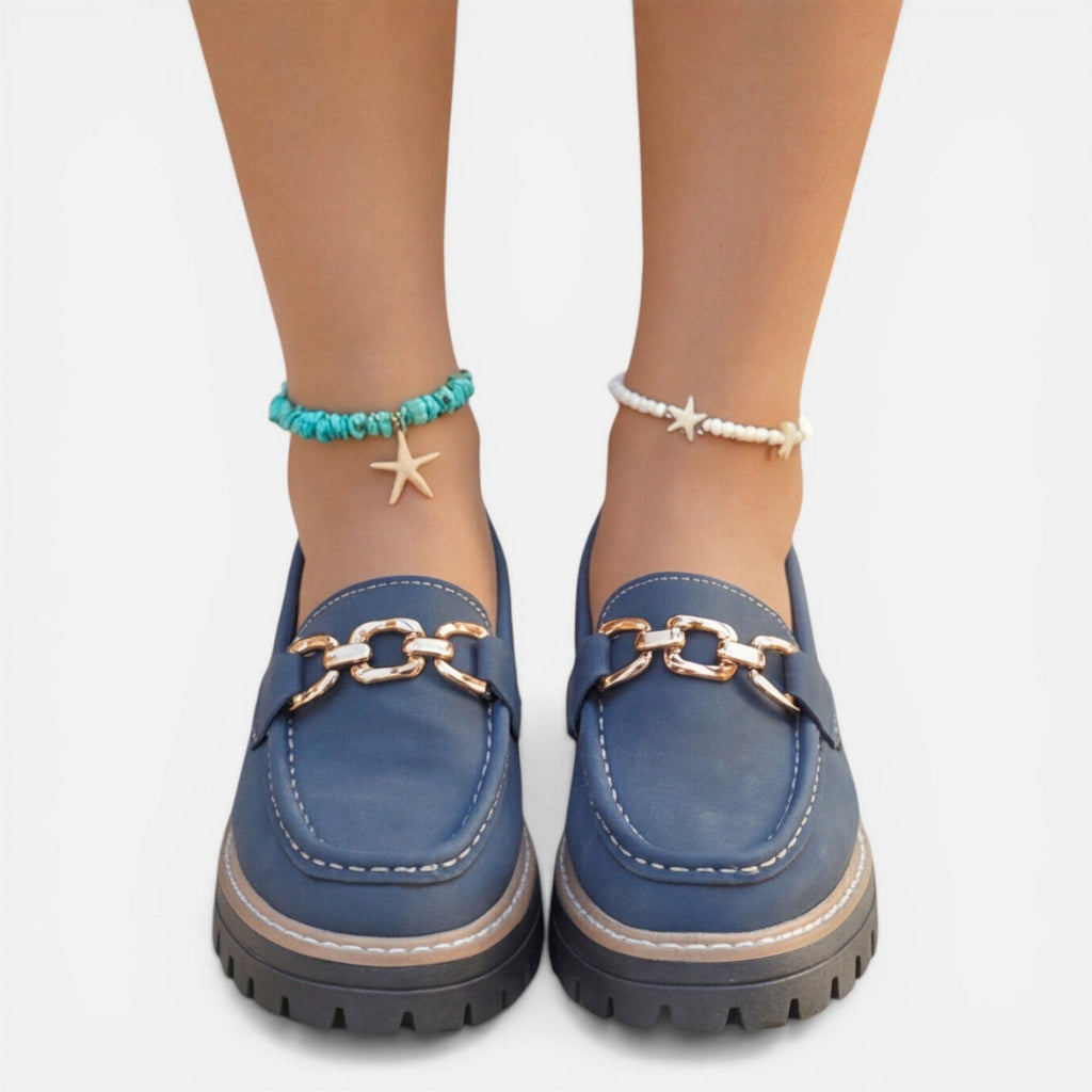 Chunky Loafers for Women | Comfortable Slip-On Casual Shoes
