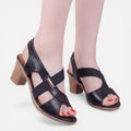 Comfortable Block Heel Sandals for Women - Summer Walking Footwear