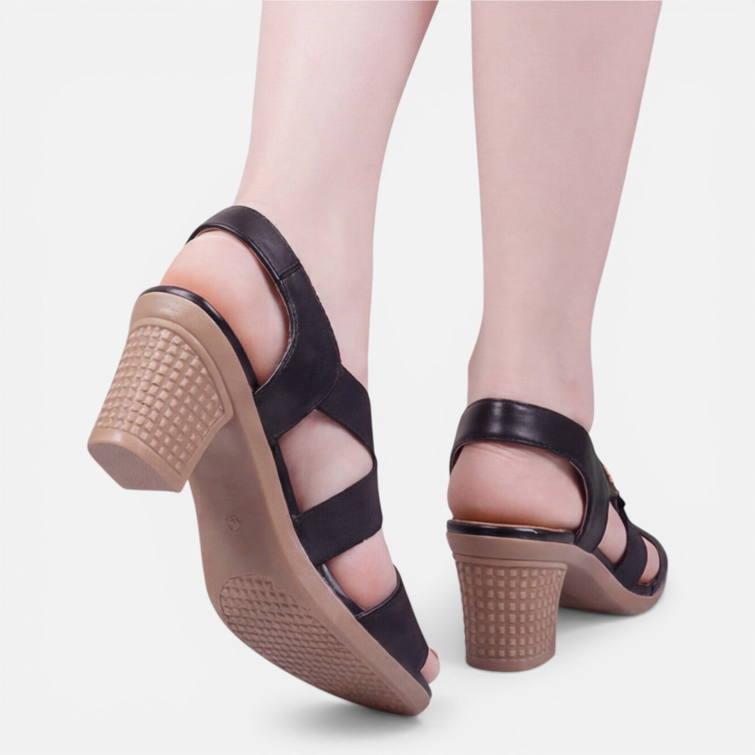 Comfortable Block Heel Sandals for Women - Summer Walking Footwear
