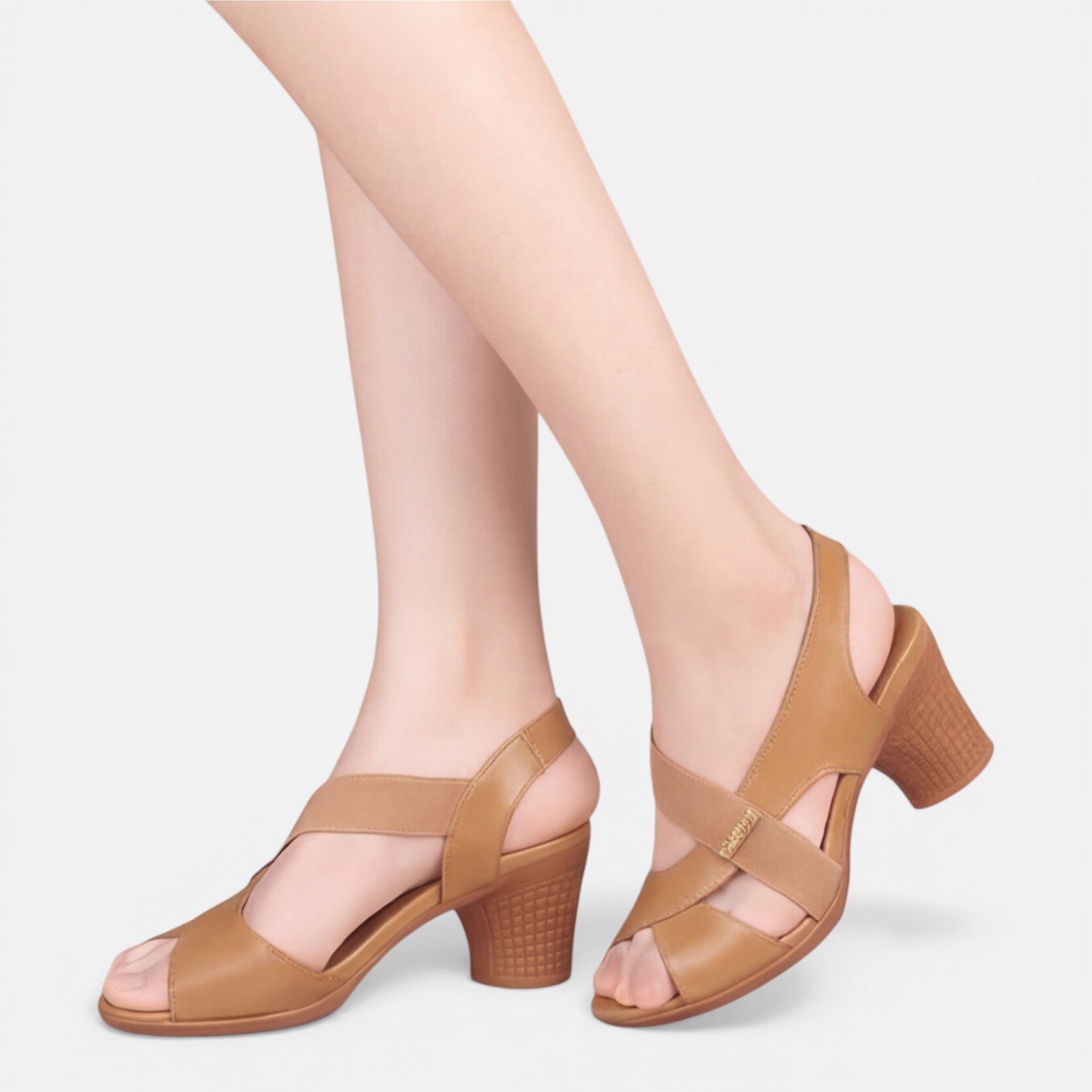 Comfortable Block Heel Sandals for Women - Summer Walking Footwear