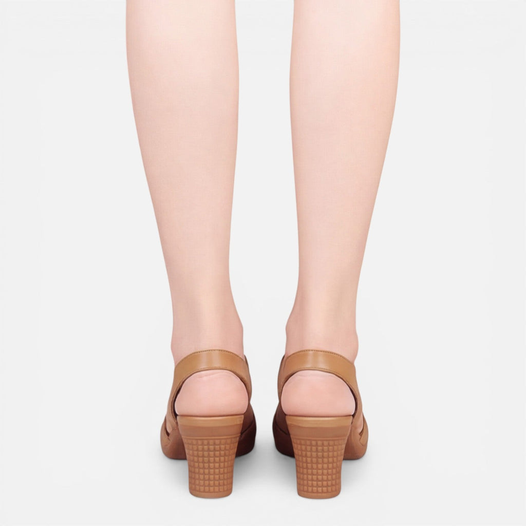 Comfortable Block Heel Sandals for Women - Summer Walking Footwear