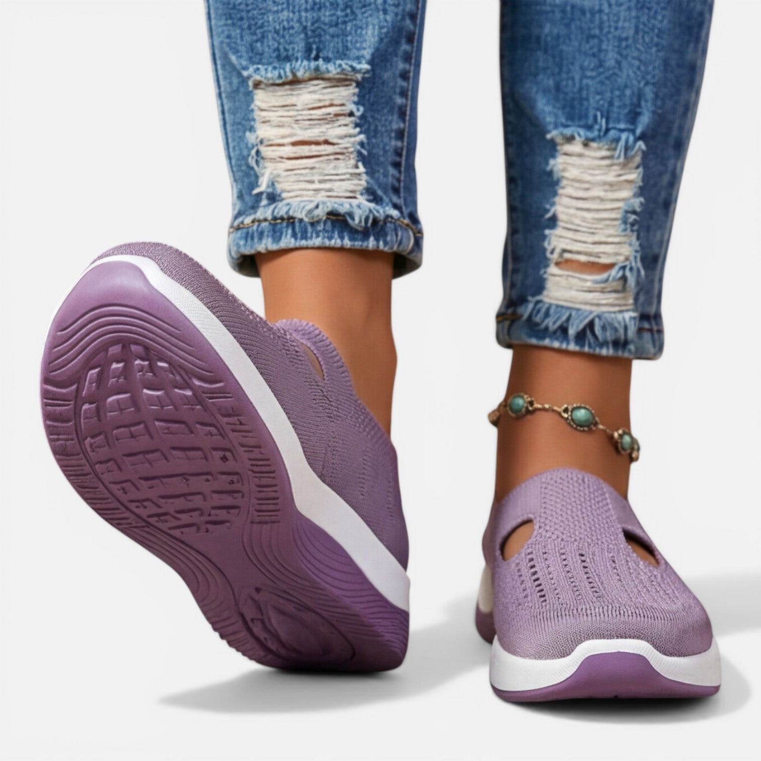 Comfortable Slip-On Walking Sneakers for Women | Lightweight Design