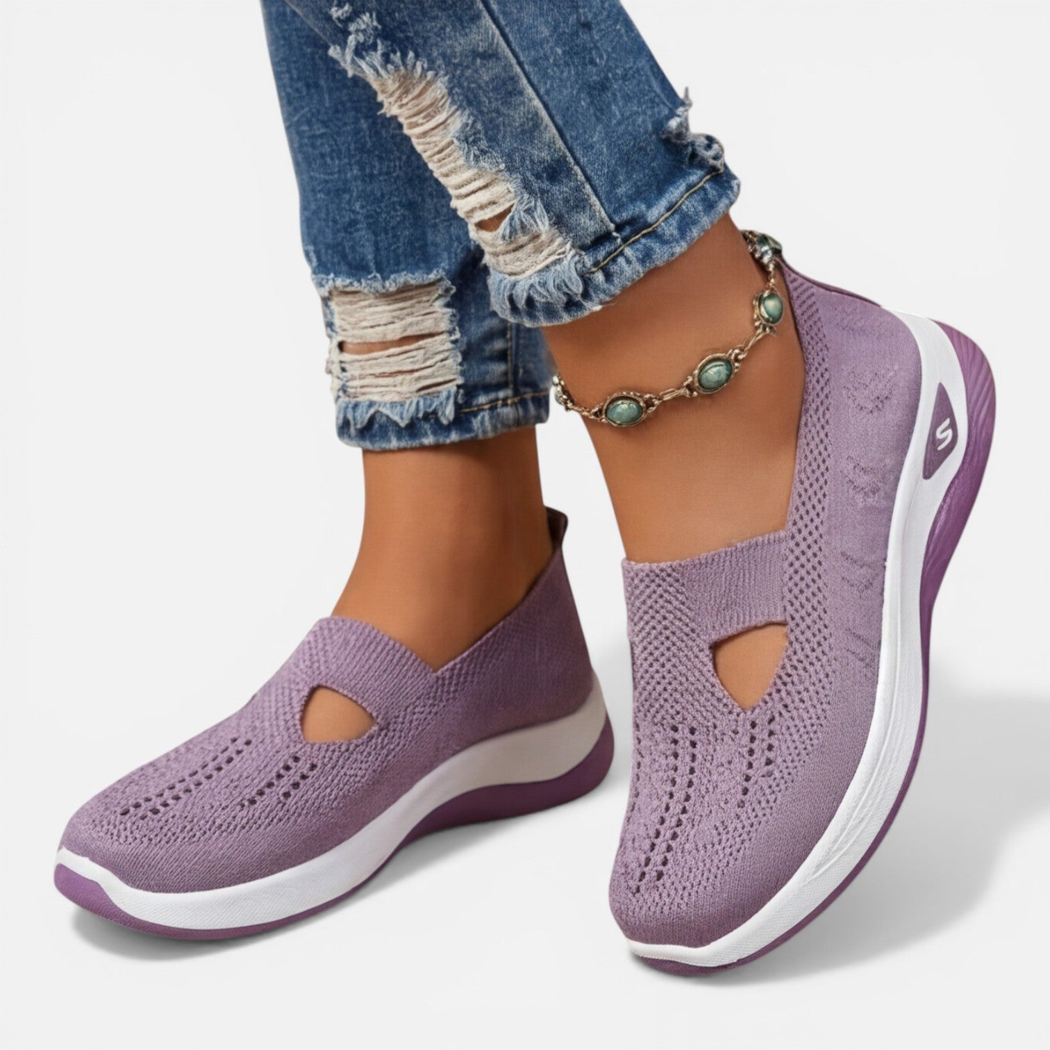 Comfortable Slip-On Walking Sneakers for Women | Lightweight Design