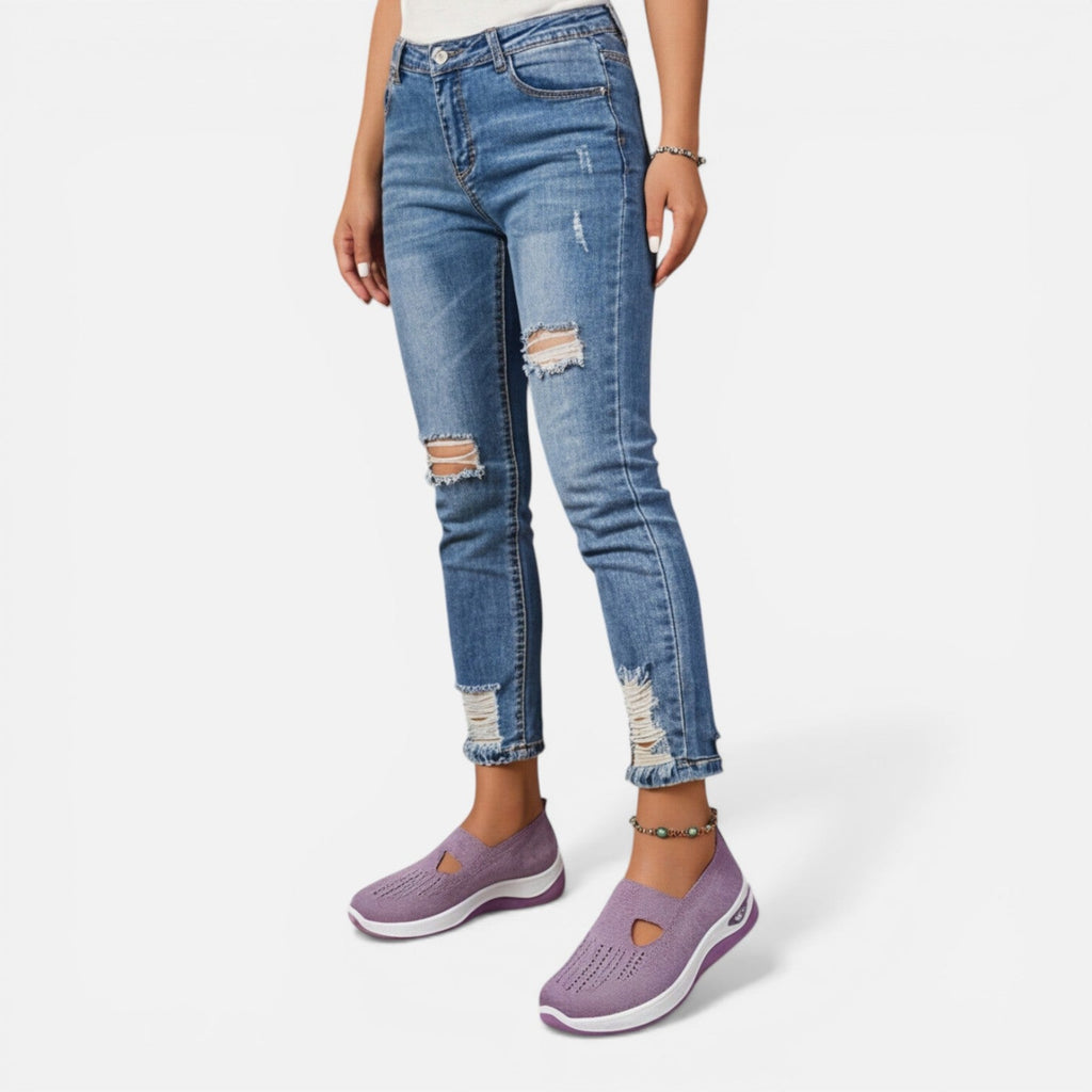 Comfortable Slip-On Walking Sneakers for Women | Lightweight Design