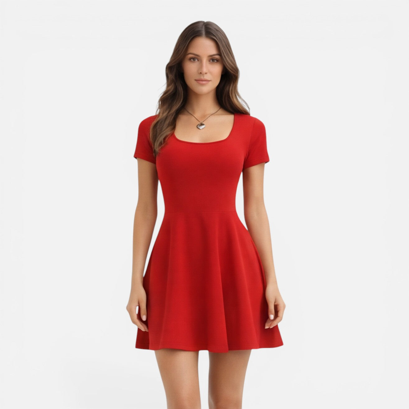 Fit and Flare Mini Dress for Women | Slim Waist | Elegant Day & Evening Wear