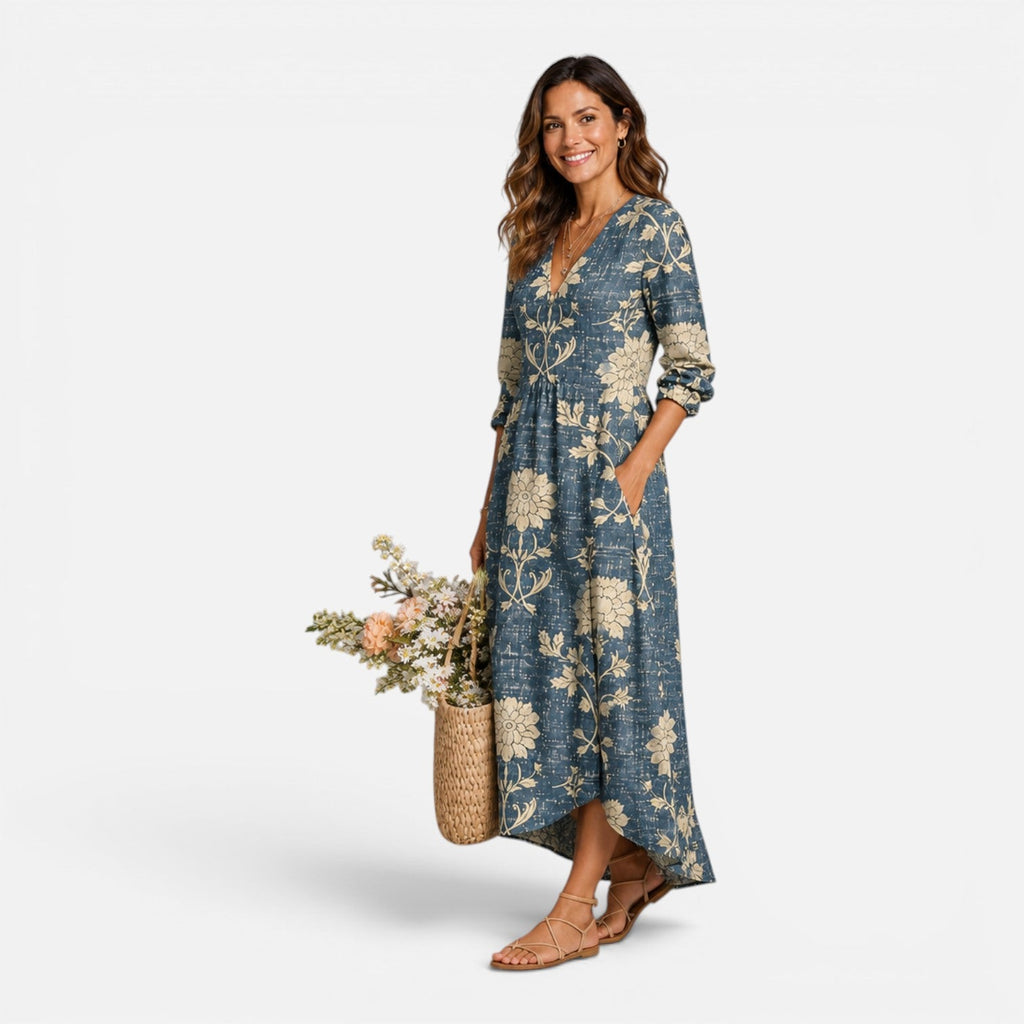 Floral Maxi Dress for Women | Lightweight Summer Style | Playful Design