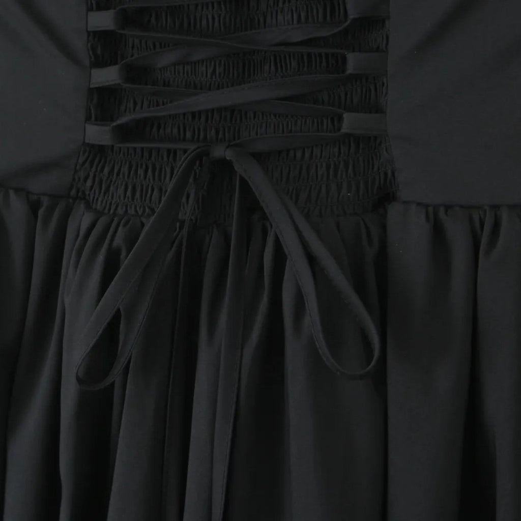 Halter Neck Backless Midi Corset Dress | Fit and Flare Party Dress