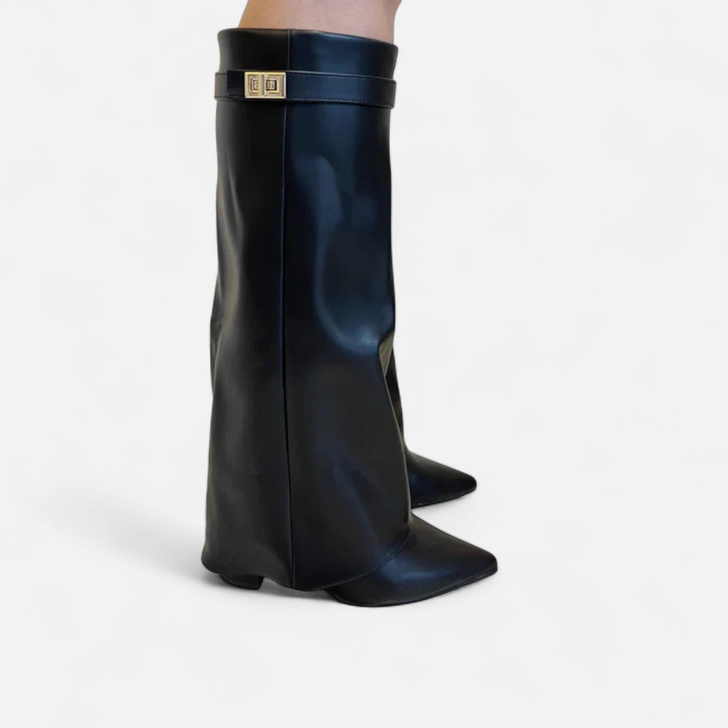 Knee-High Suede Boots for Women | Classic Comfort Fit Footwear