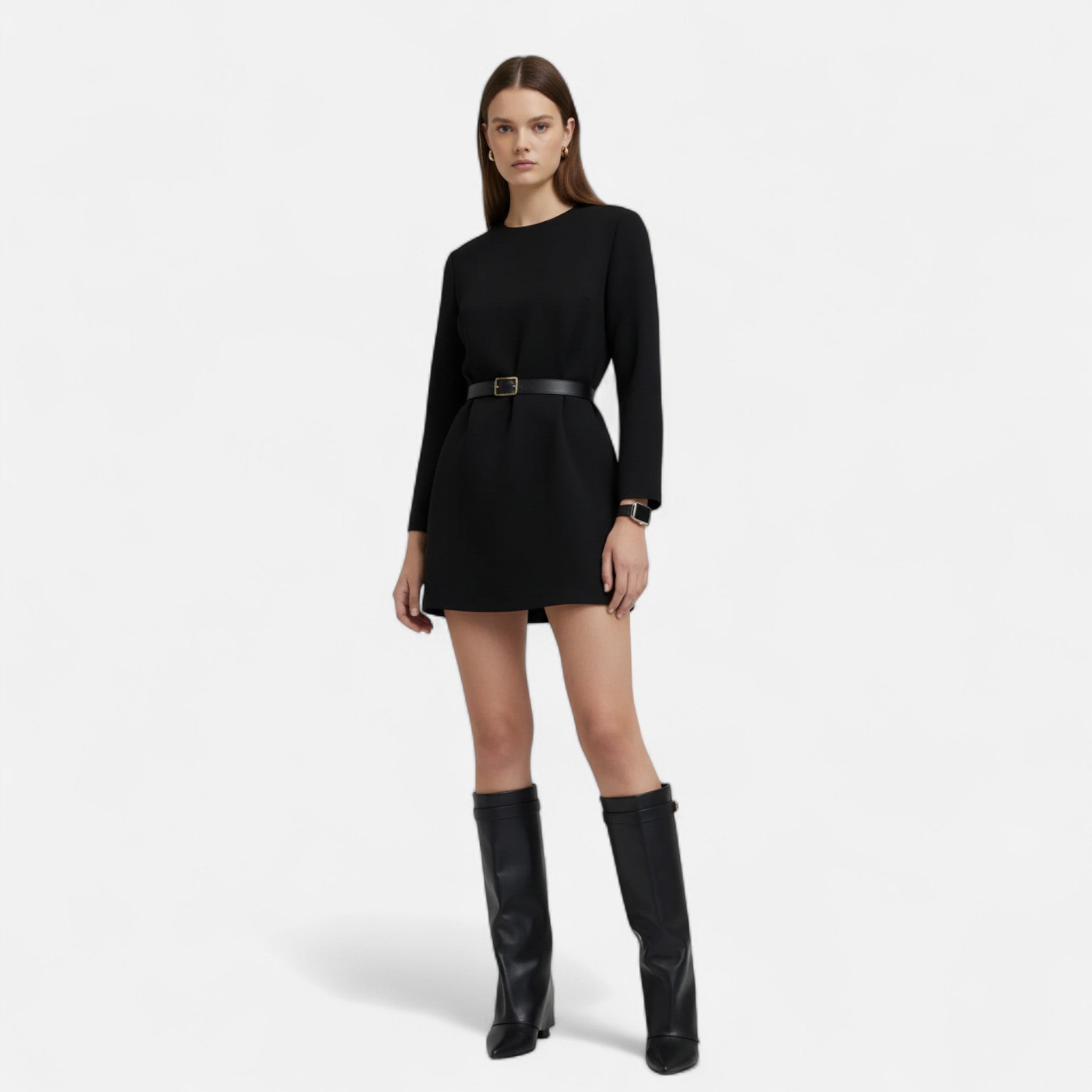 Knee-High Suede Boots for Women | Classic Comfort Fit Footwear
