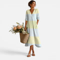 Lightweight Breathable Midi Dress for Women | Summer Casual Wear
