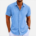 Lightweight Breathable Short Sleeve Summer Shirt for Men