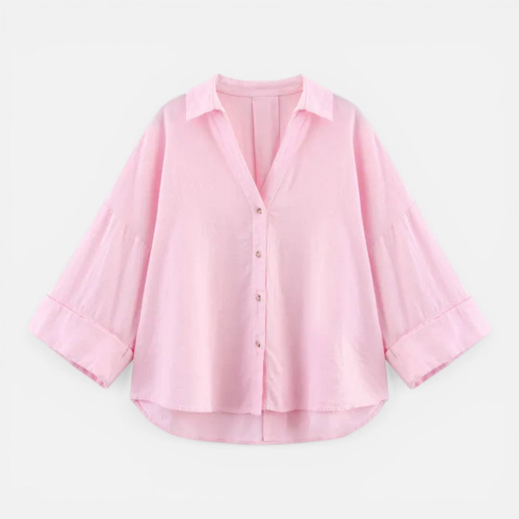 Lightweight Summer Blouse for Women | Loose Fit Vacation Shirt