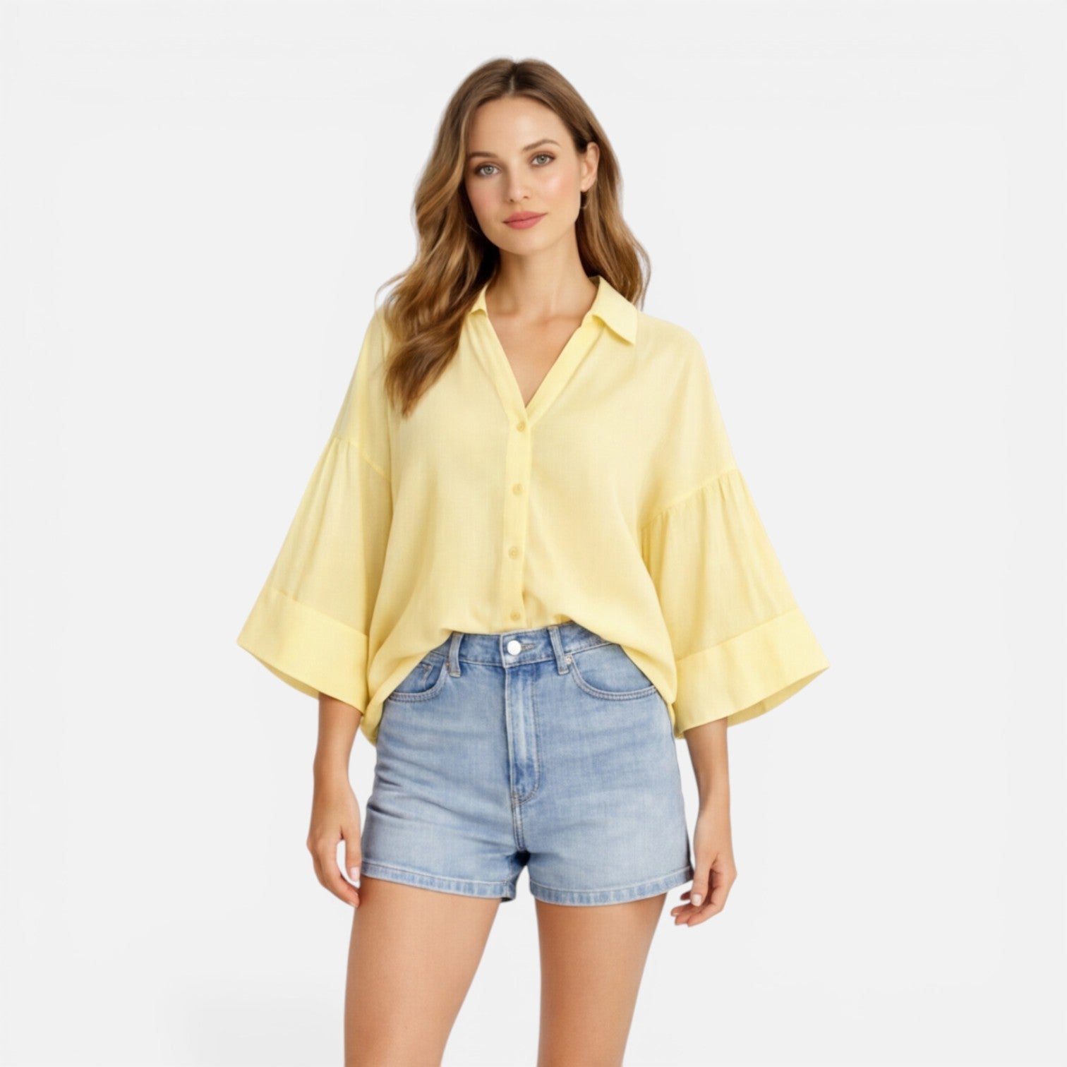 Lightweight Summer Blouse for Women | Loose Fit Vacation Shirt