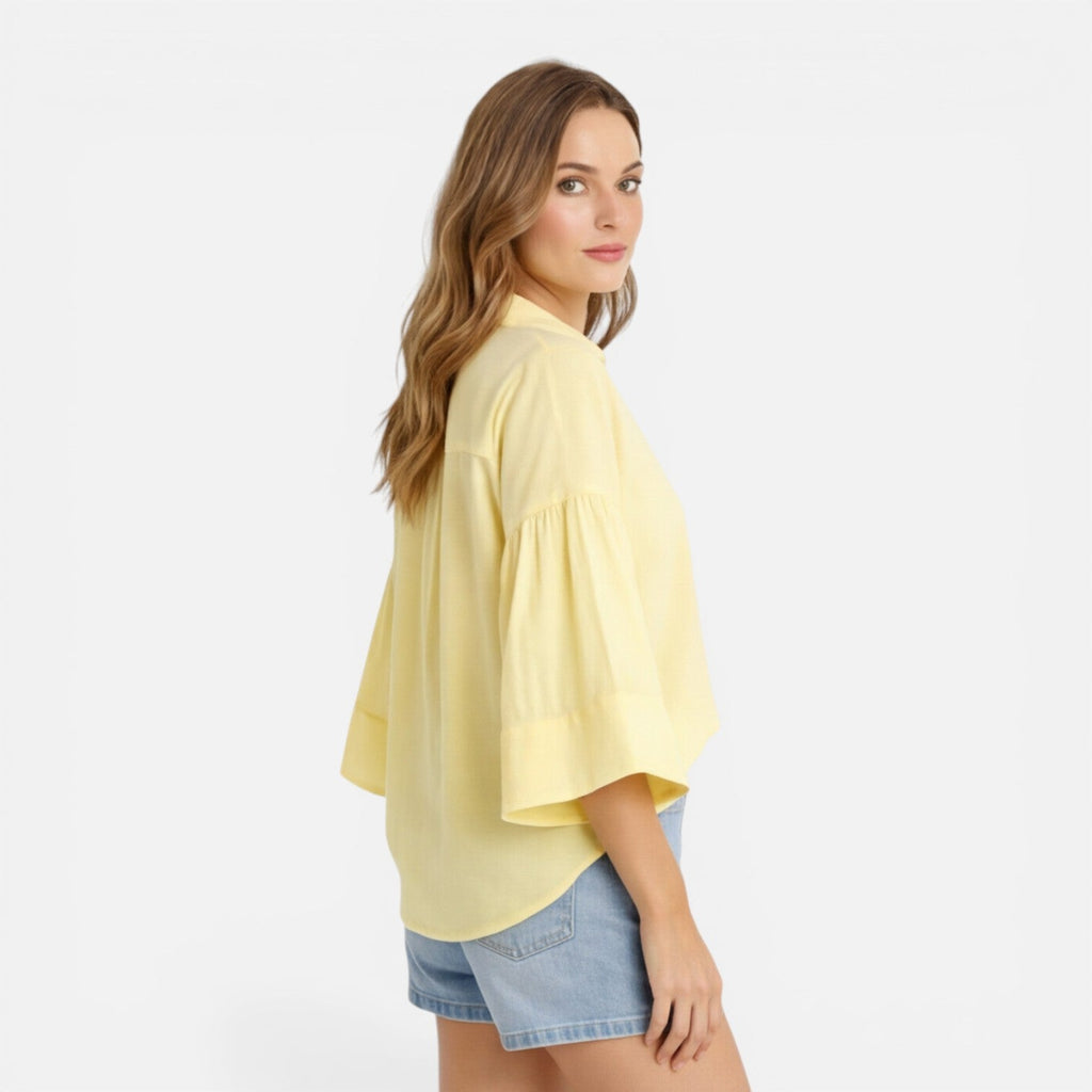 Lightweight Summer Blouse for Women | Loose Fit Vacation Shirt