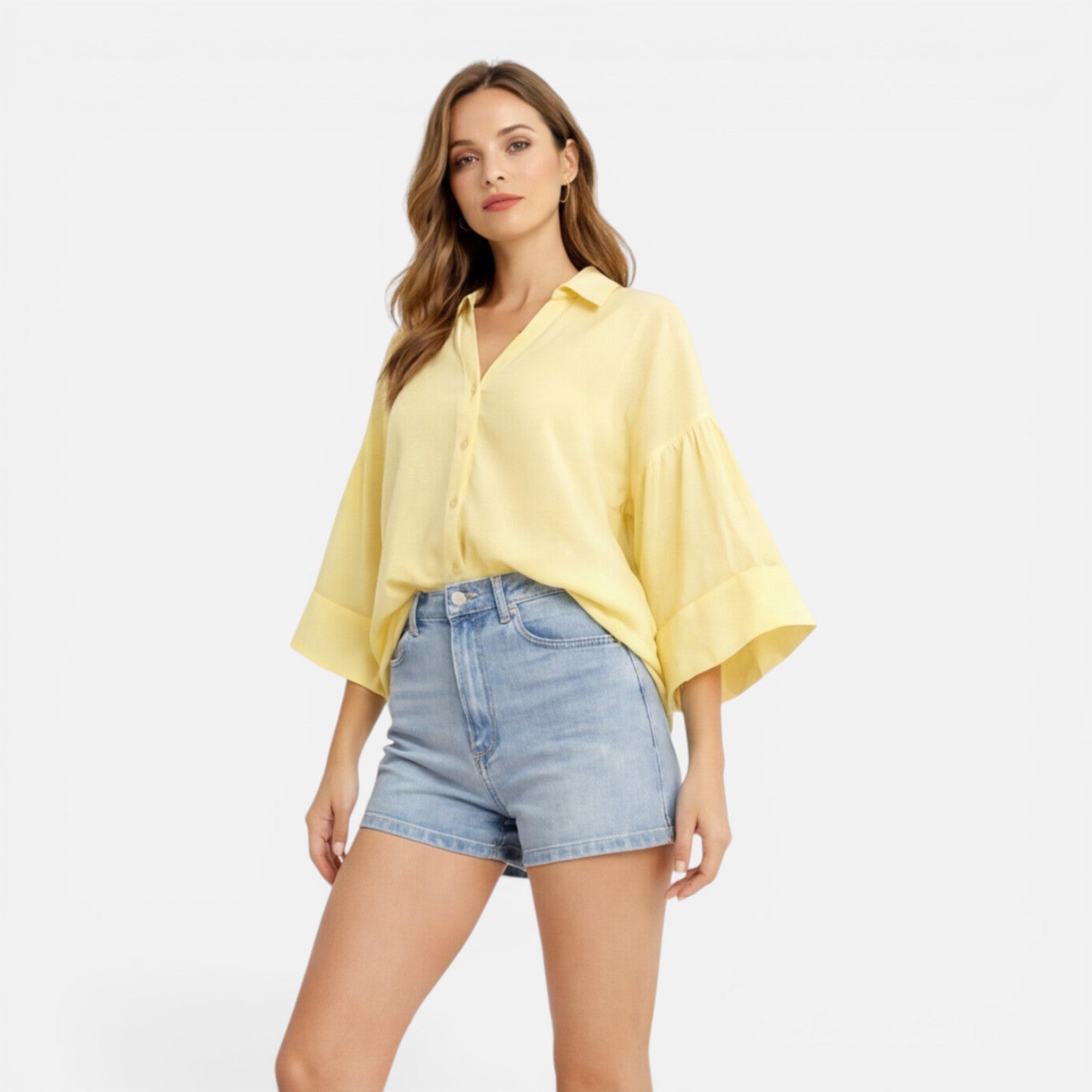 Lightweight Summer Blouse for Women | Loose Fit Vacation Shirt