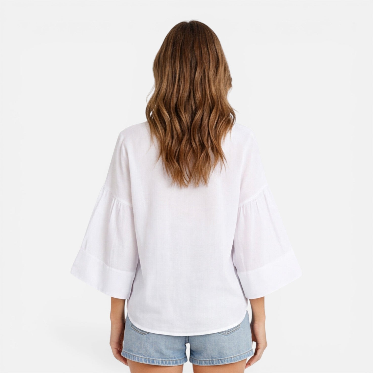Lightweight Summer Blouse for Women | Loose Fit Vacation Shirt