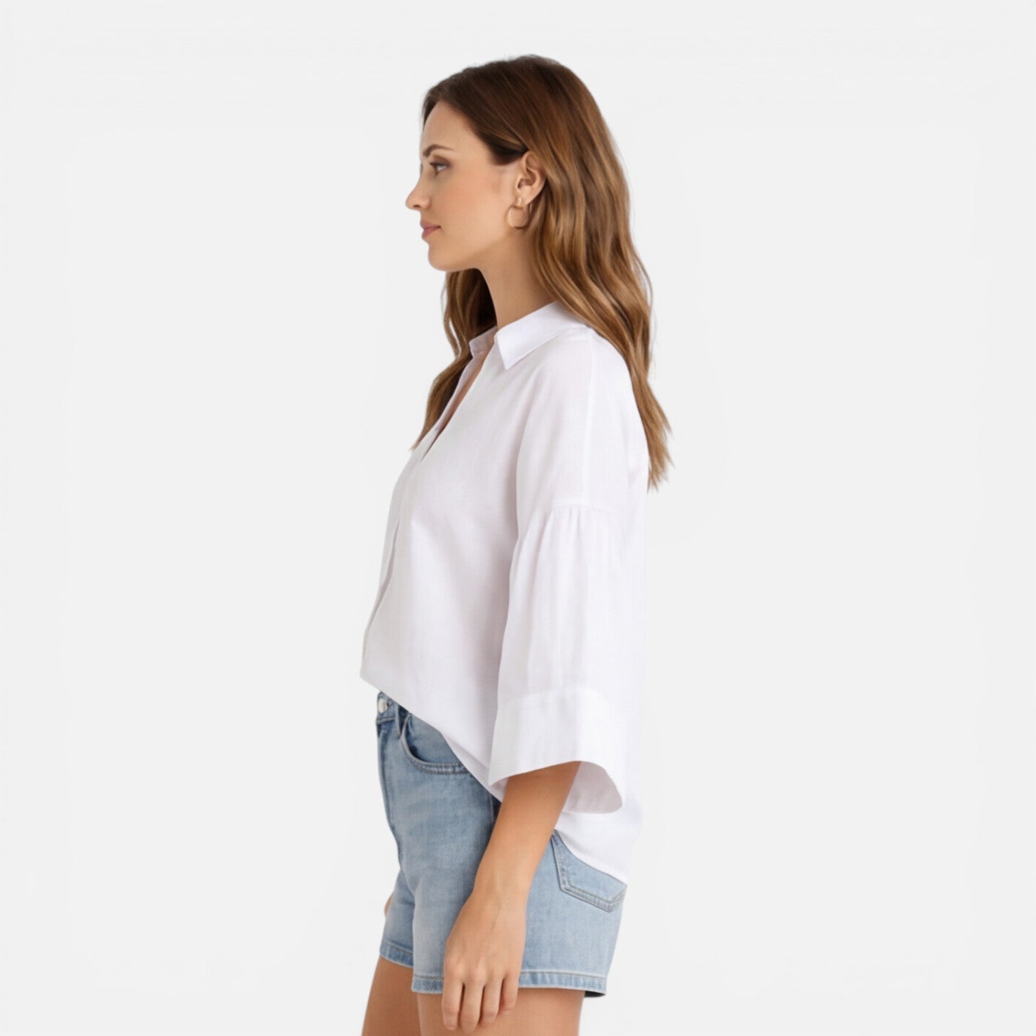 Lightweight Summer Blouse for Women | Loose Fit Vacation Shirt