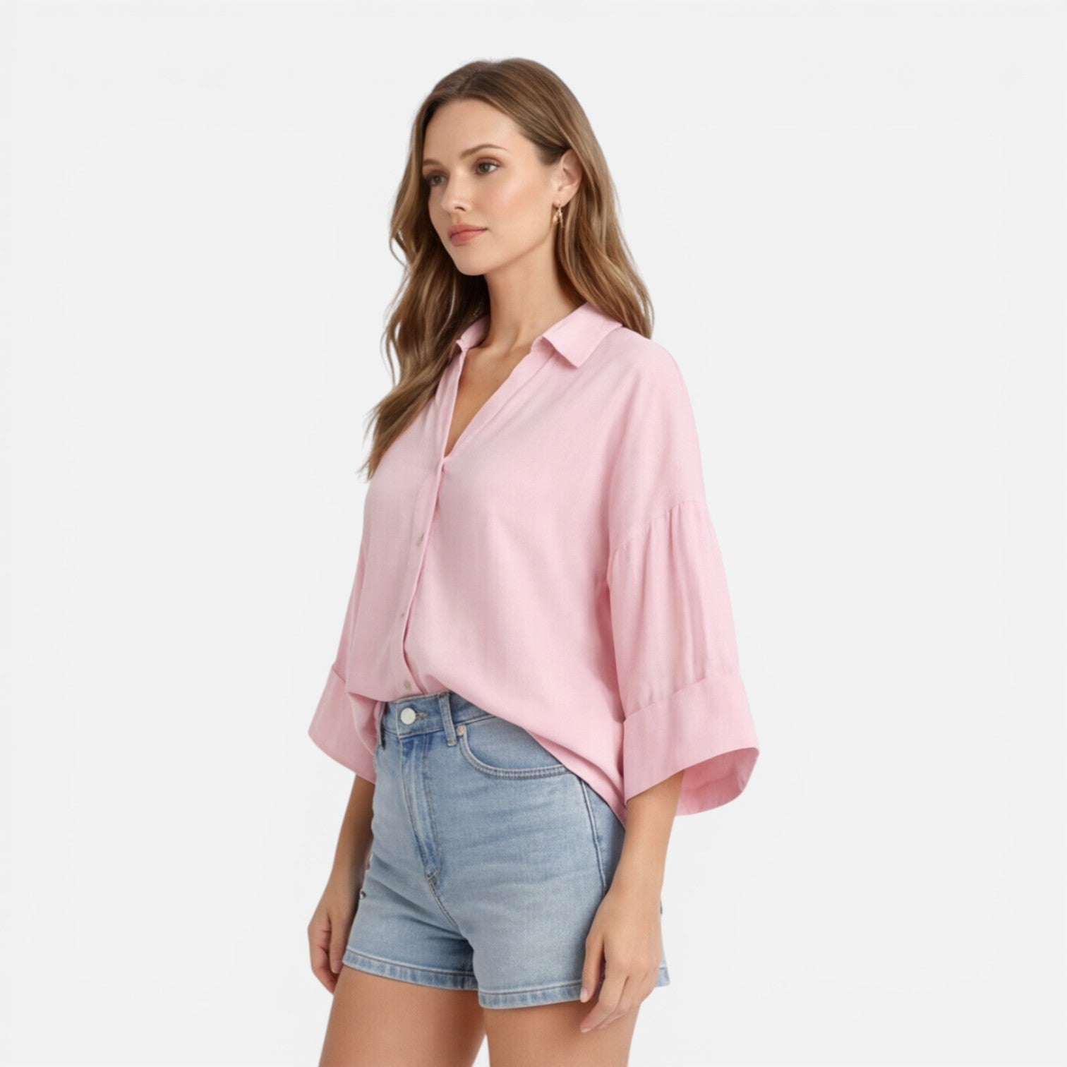 Lightweight Summer Blouse for Women | Loose Fit Vacation Shirt