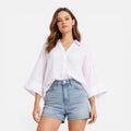 Lightweight Summer Blouse for Women | Loose Fit Vacation Shirt