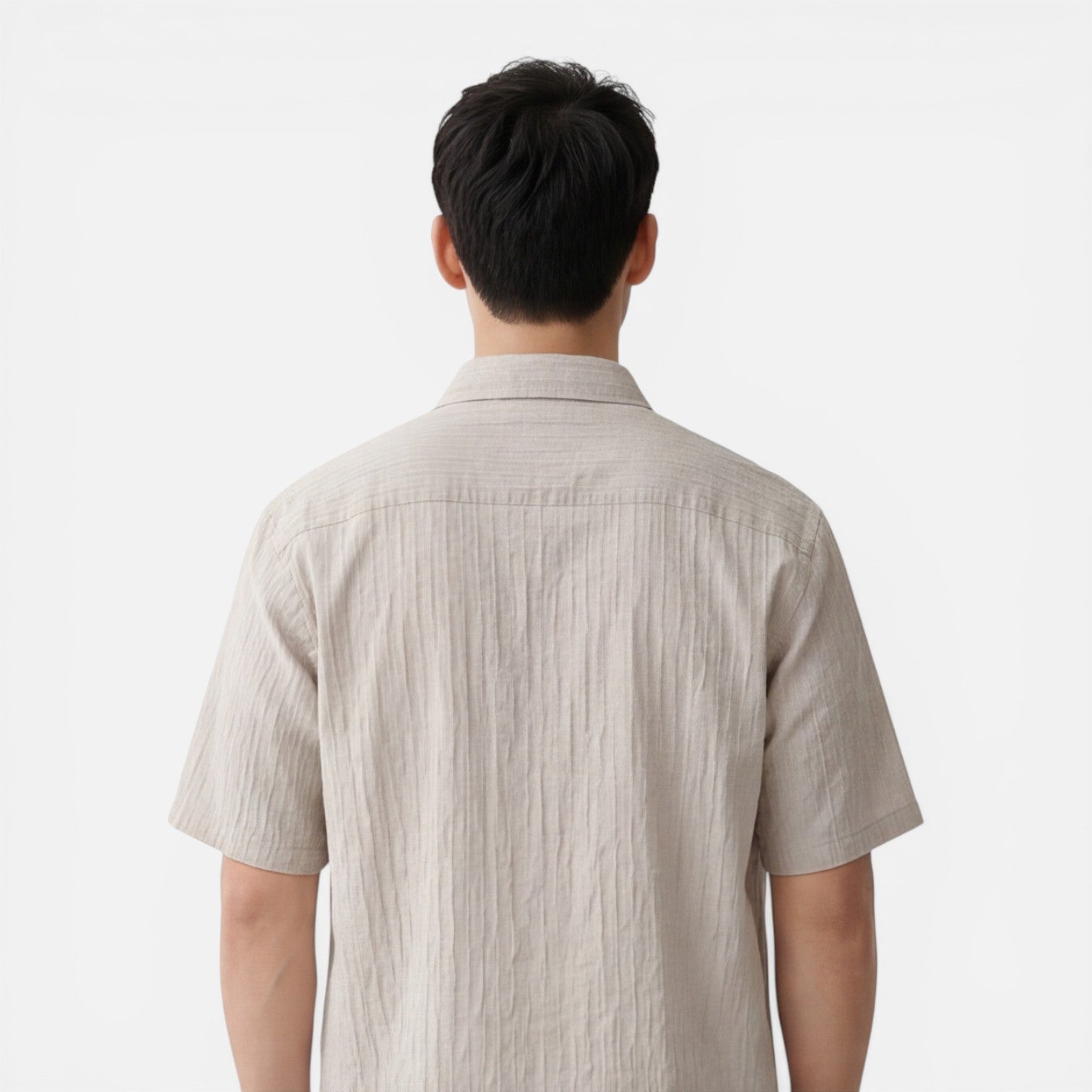 Lightweight Tencel Short Sleeve Shirt for Men | Summer Comfort Fit
