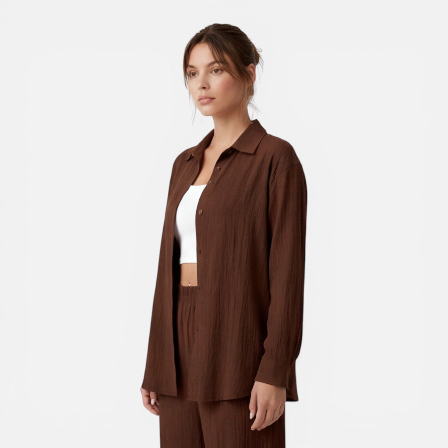 Lightweight Women's Two-Piece Summer Travel Outfit | Comfortable Casual Set