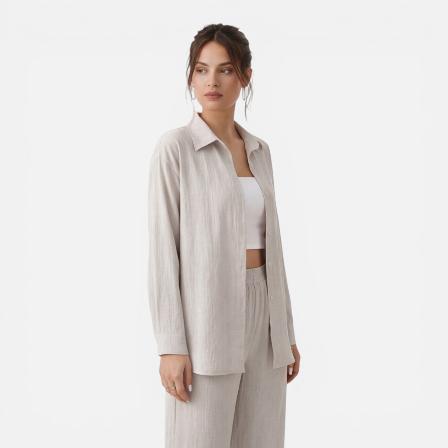 Lightweight Women's Two-Piece Summer Travel Outfit | Comfortable Casual Set