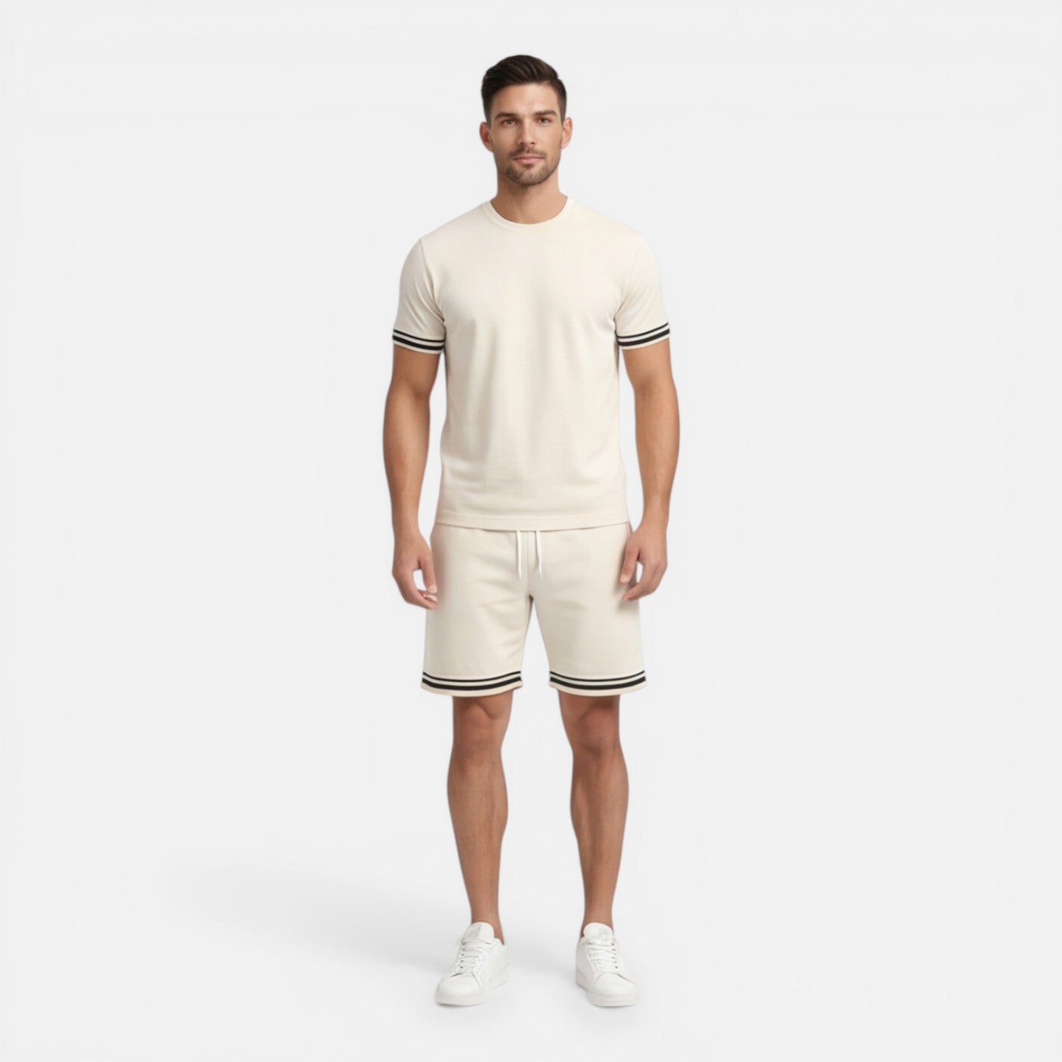 Men's Breathable Casual Summer Shorts Set for Comfortable Everyday Wear