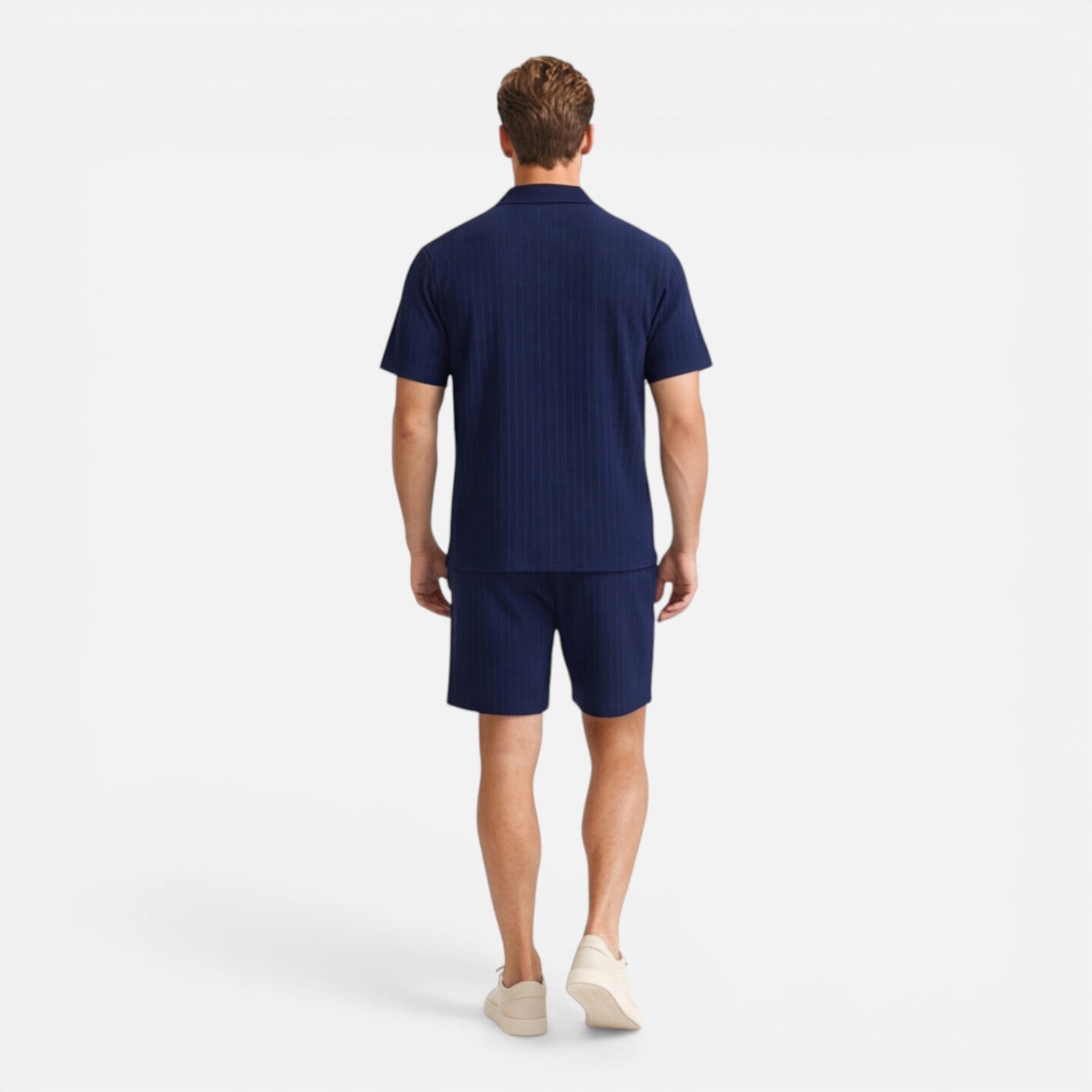 Men's Breathable Summer Shirt and Shorts Set - Casual Co-Ord Outfit