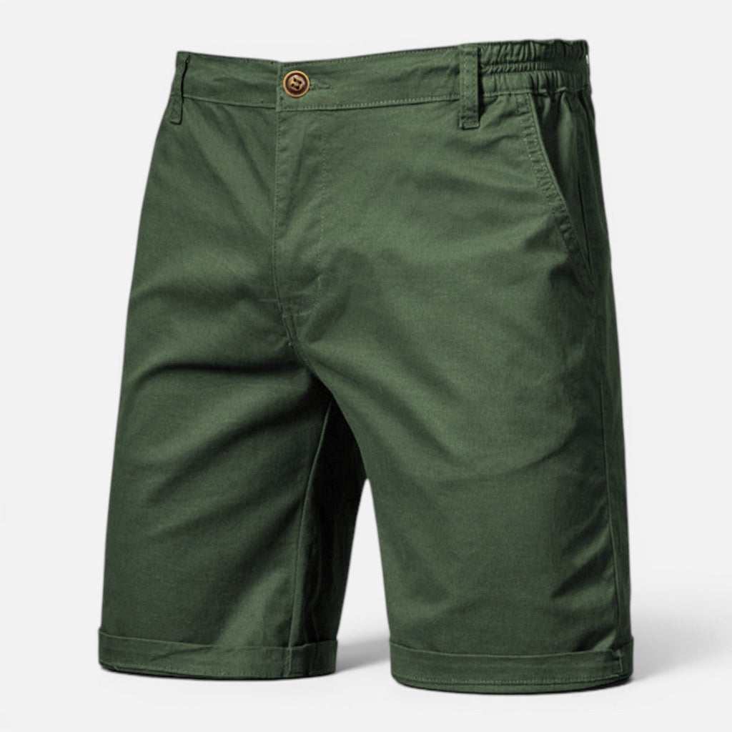 Men's Chino Shorts Relaxed Fit Cotton Casual Summer Wear