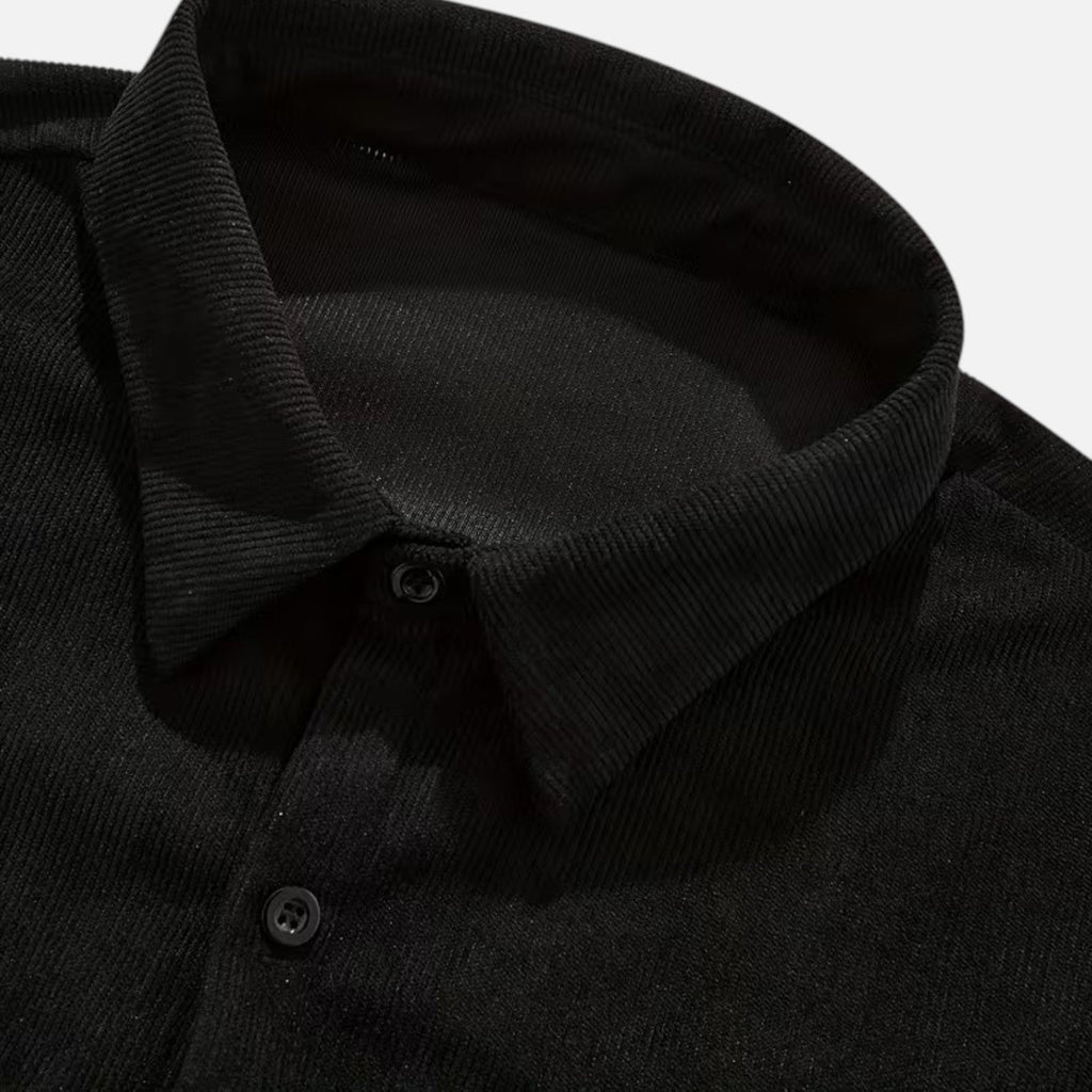 Men's Classic Smart Casual Overshirt Jacket - Versatile Cotton Blend Outerwear
