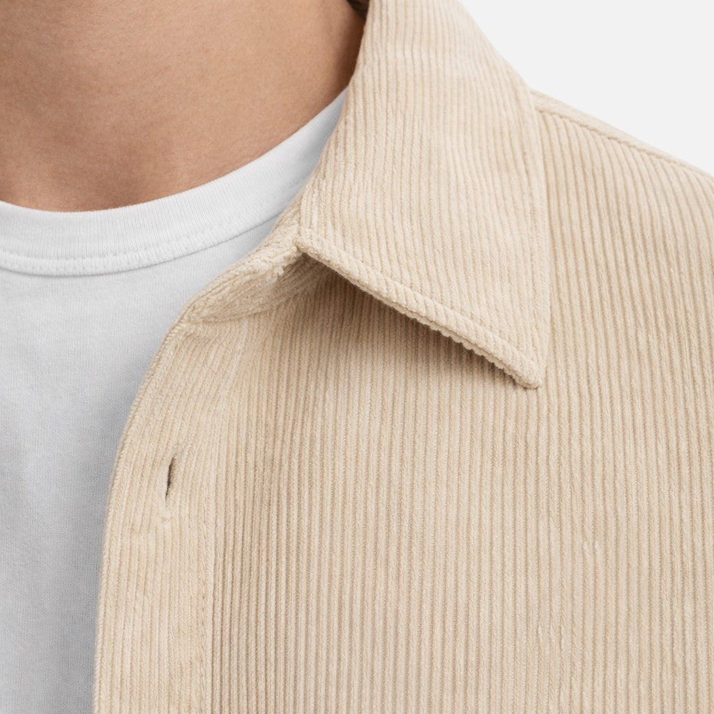 Men's Classic Smart Casual Overshirt Jacket - Versatile Cotton Blend Outerwear