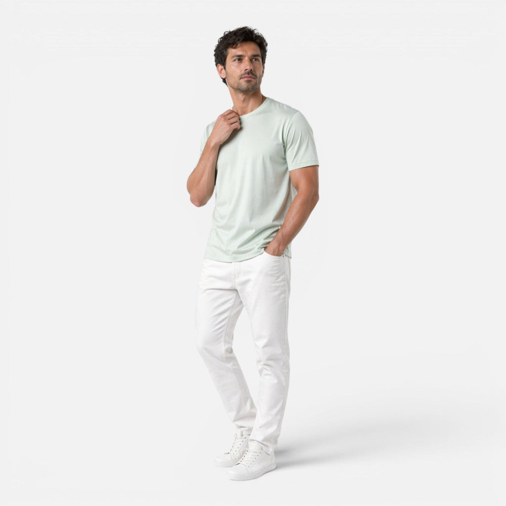 Men's Ice Silk Cooling T-Shirt | Lightweight Soft Touch Tee for Summer