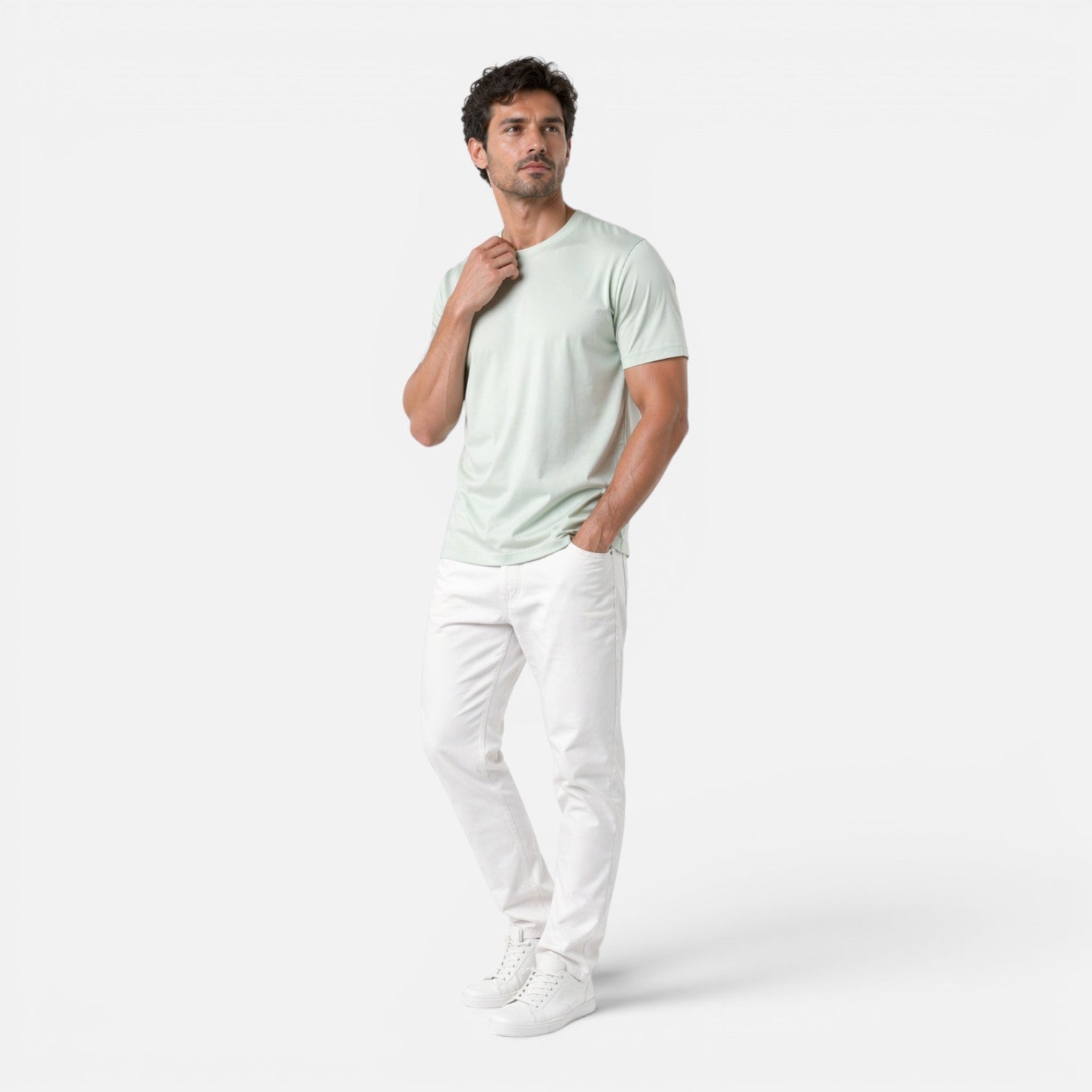 Men's Ice Silk Cooling T-Shirt | Lightweight Soft Touch Tee for Summer