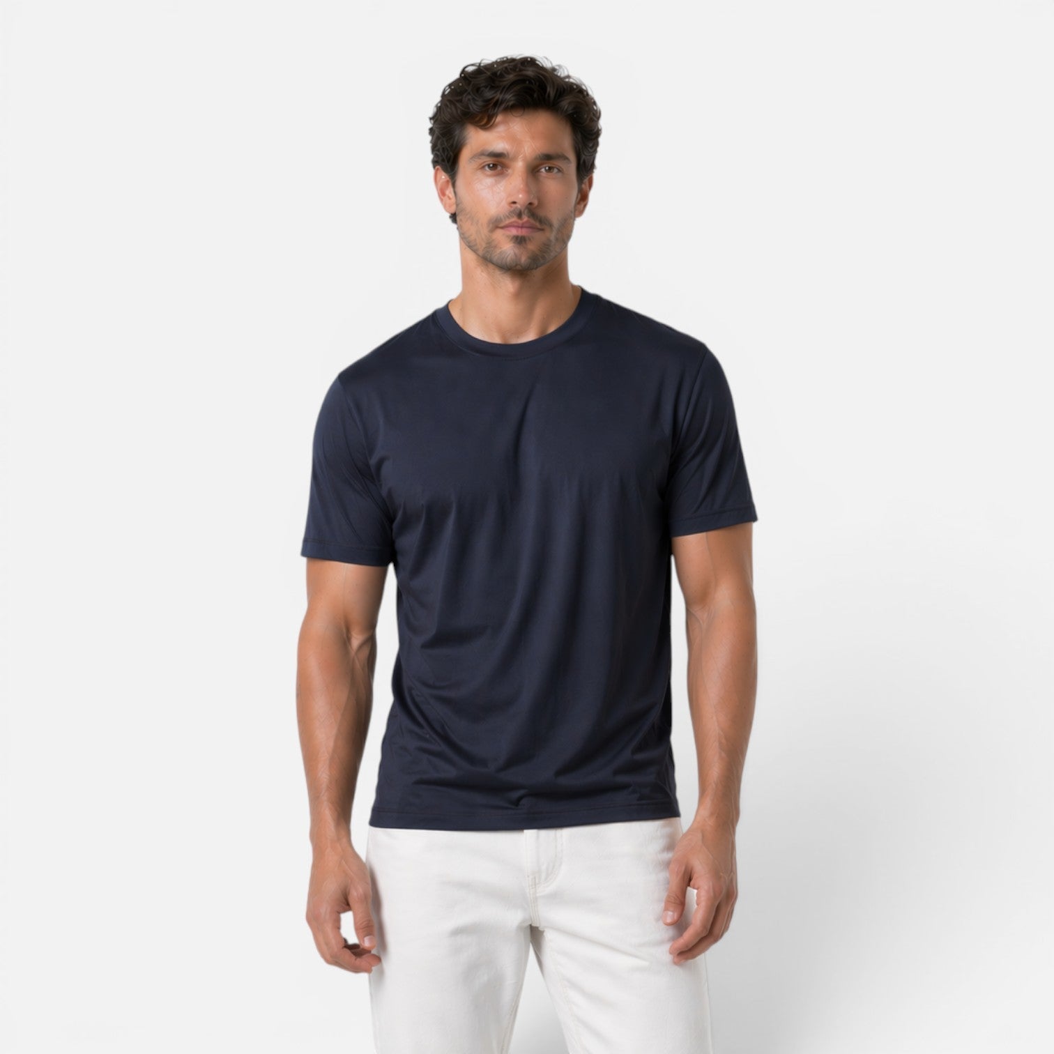 Men's Ice Silk Cooling T-Shirt | Lightweight Soft Touch Tee for Summer