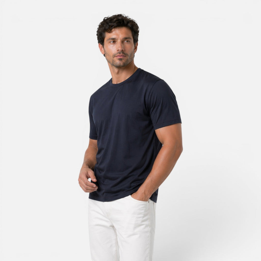 Men's Ice Silk Cooling T-Shirt | Lightweight Soft Touch Tee for Summer