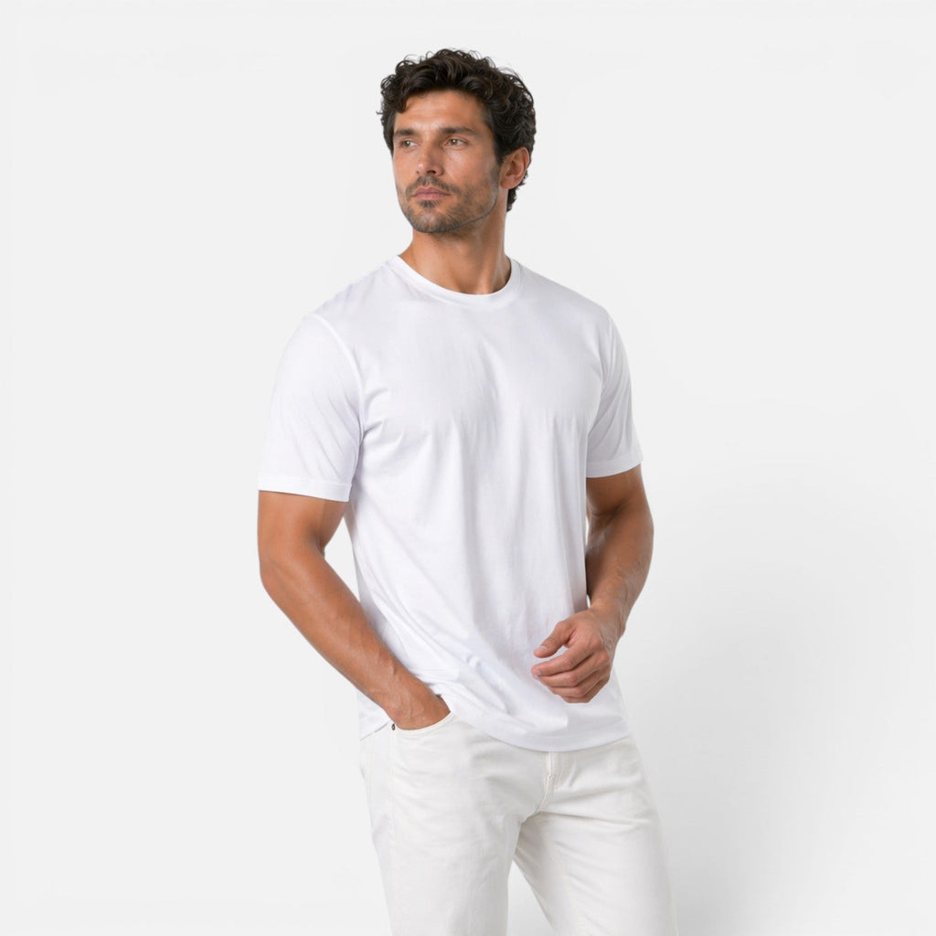Men's Ice Silk Cooling T-Shirt | Lightweight Soft Touch Tee for Summer