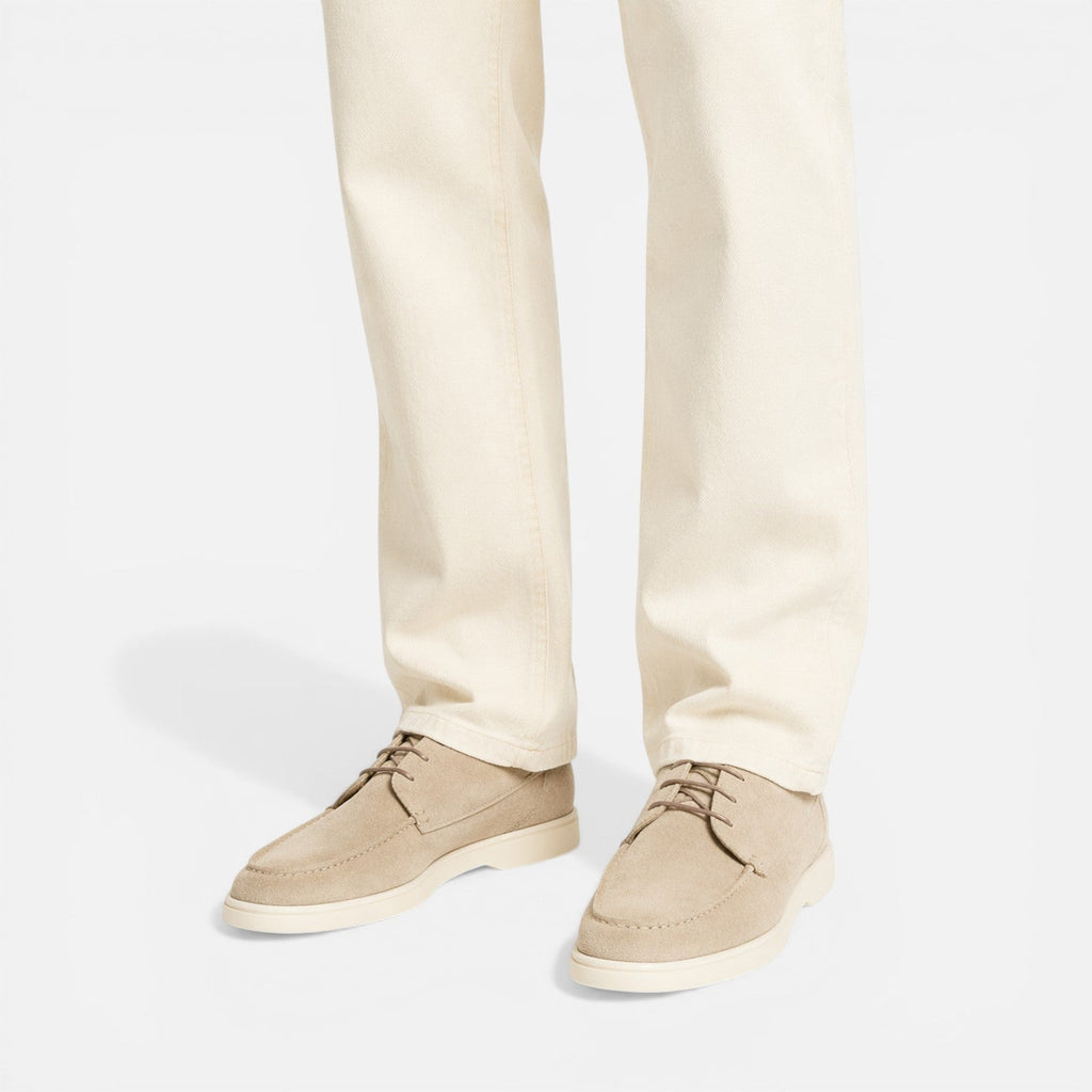 Men's Leather Lace-Up Loafer Dress Shoes for Formal Occasions