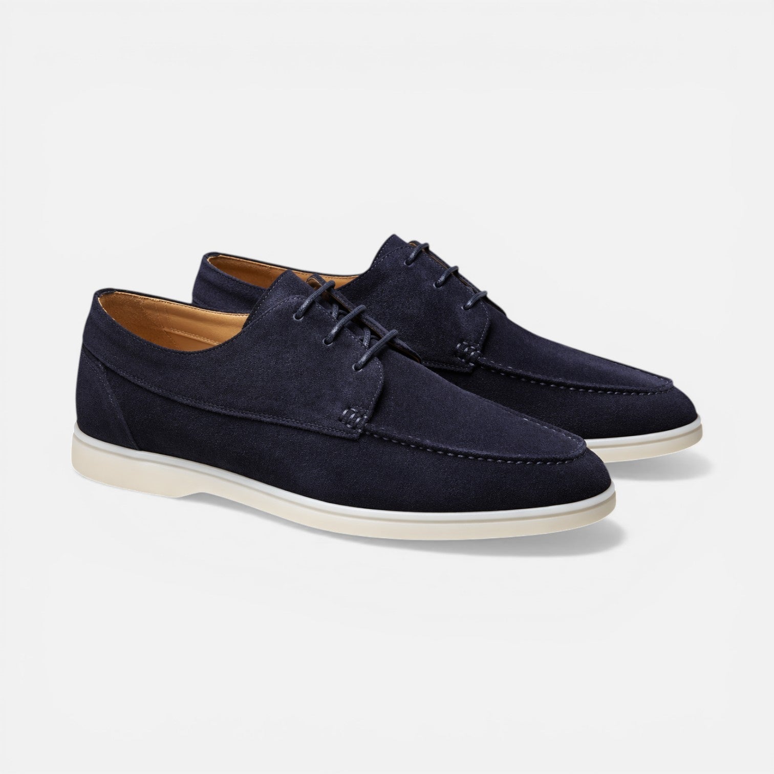 Men's Leather Lace-Up Loafer Dress Shoes for Formal Occasions